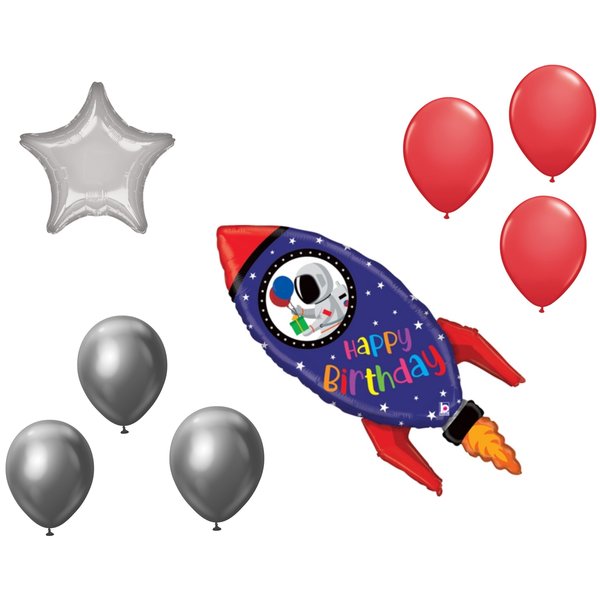 Loonballoon Space, Alien, Rocket Theme Balloon Set 91185